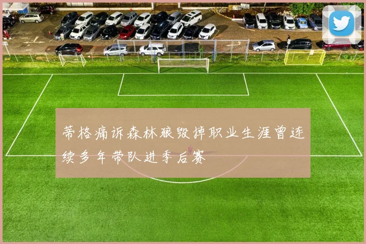 蒂格痛诉森林狼毁掉职业生涯曾连续多年带队进季后赛
